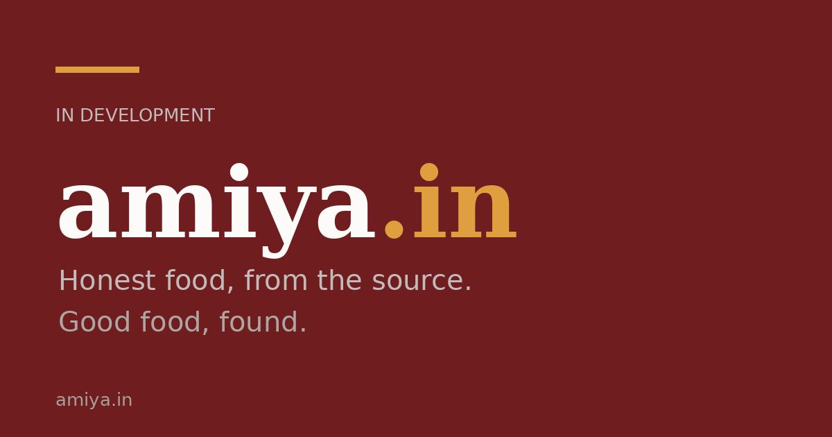 Link preview image for amiya.in